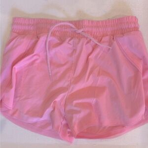 Zyia Active Pink Flow Drawstring Lined Running Shorts